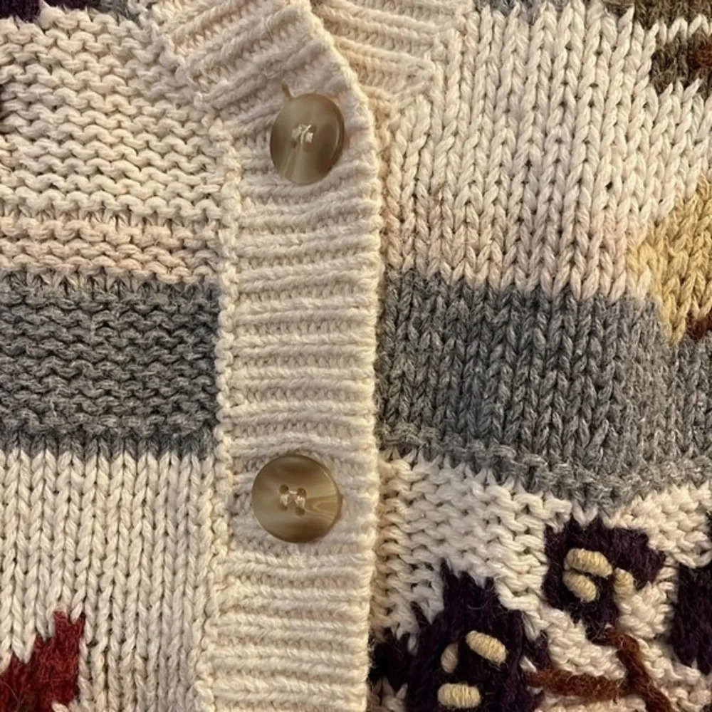 Vintage I.C. Isaacs Fall Themed Sweater Vest Size Medium (M) - Picture 5 of 5